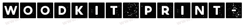 woodkit print字体转换